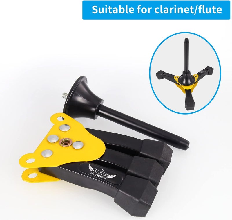 Rofee Portable Foldable Tripod Stand for Clarinet and Flute,Sturdy Stand Suitable as the Perfect Accessory for Musicians on the Go - Image 3